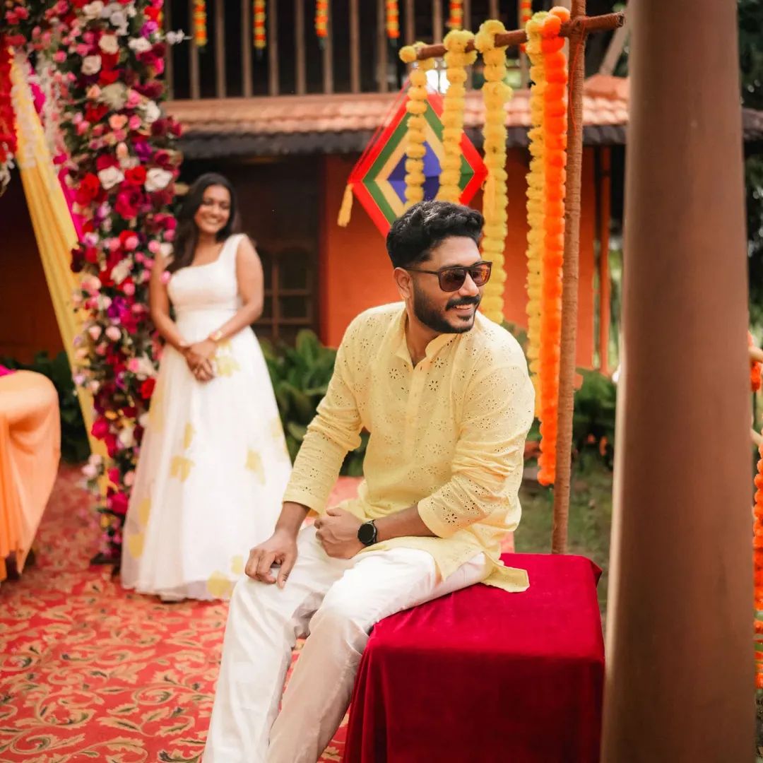 Haldi and sangith decor by Lamiya Events